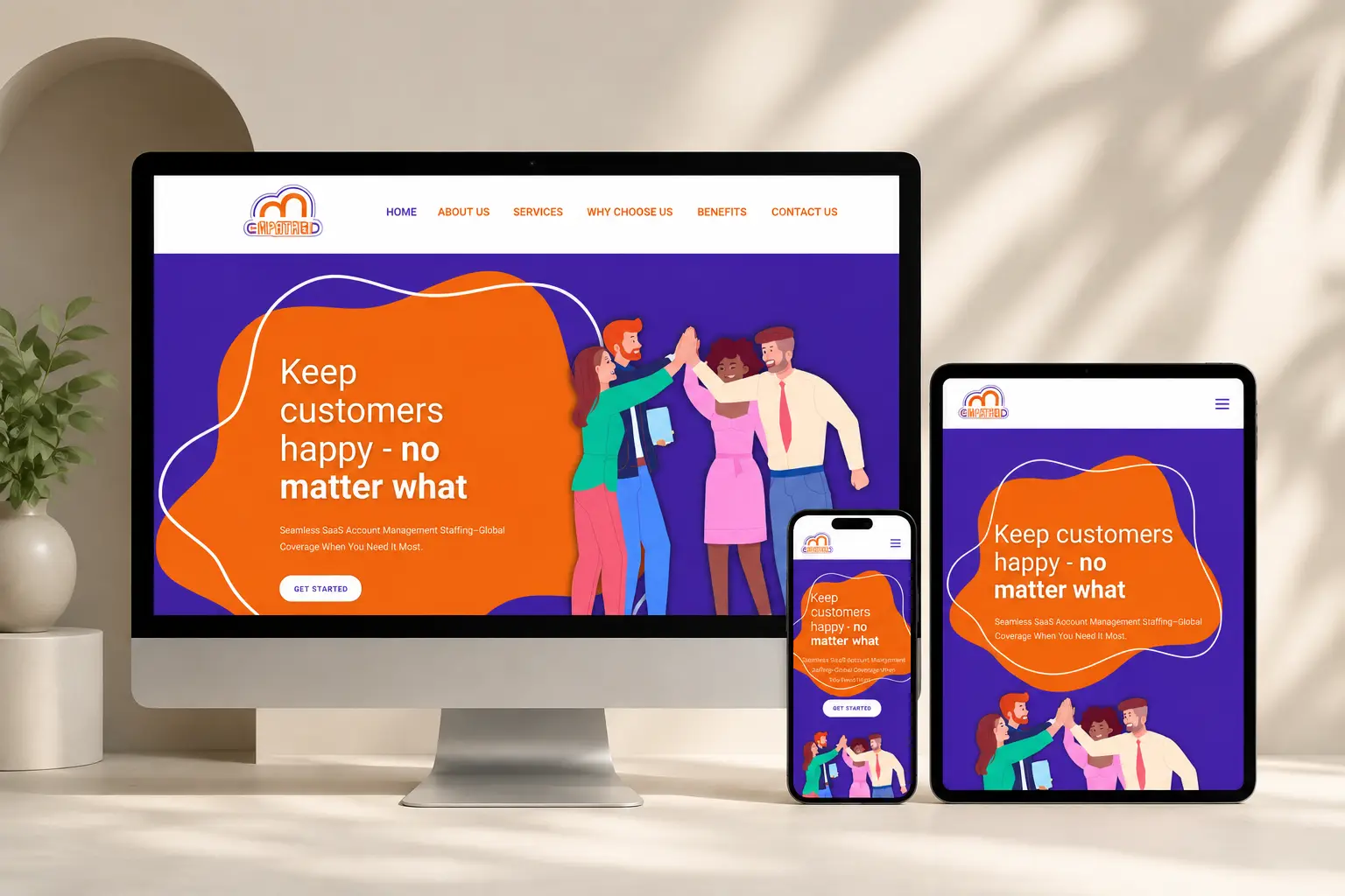 Meyertech website designed by Bix Web