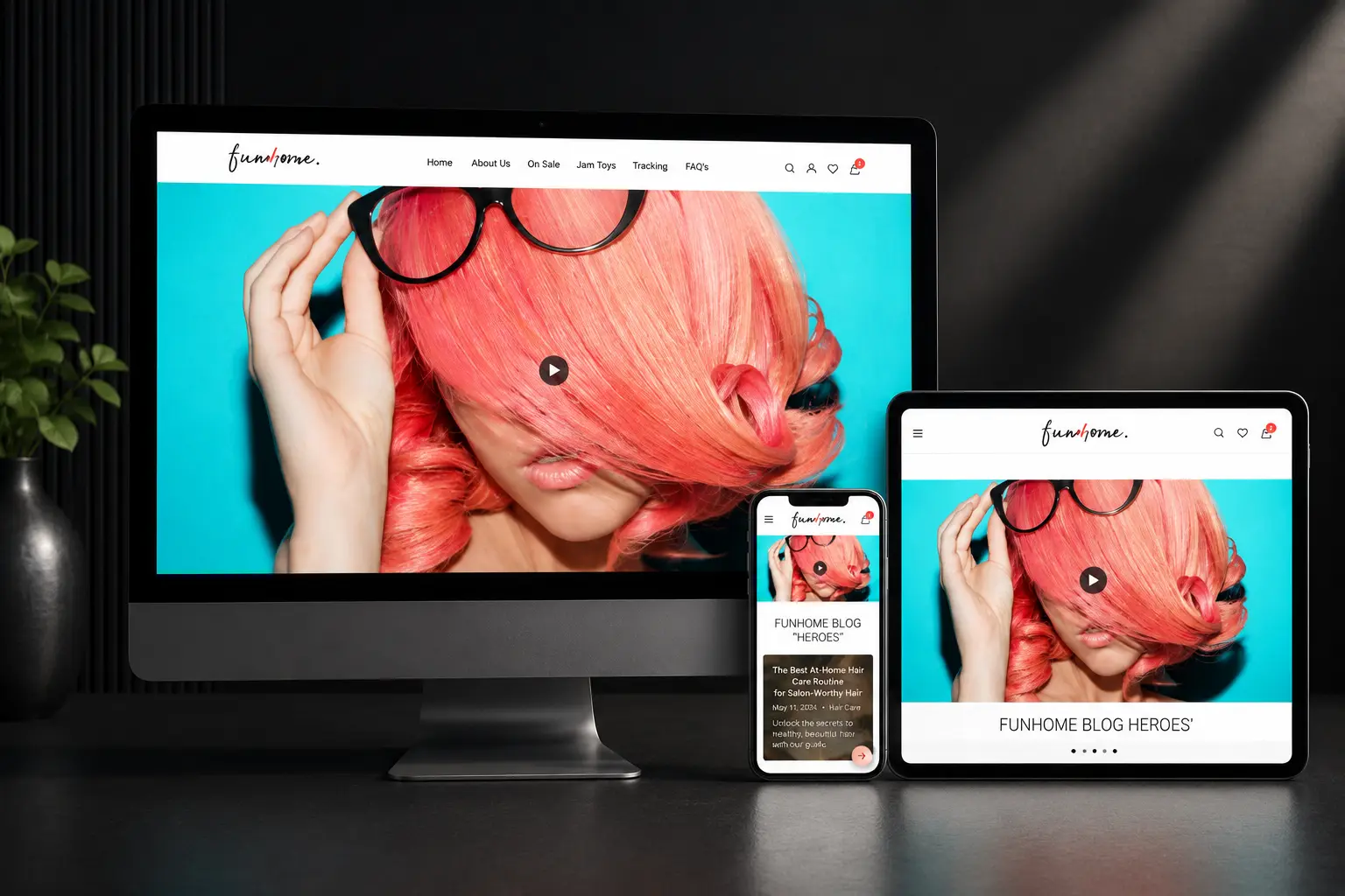 Fun4One website designed by Bix Web